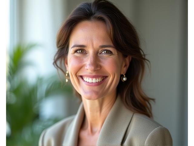 Ritratto professionale della Dottoressa Silvia Romano, nutrizionista.
