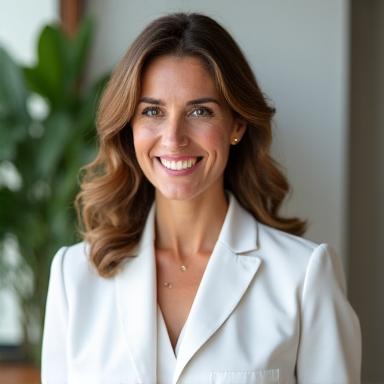 Ritratto professionale di un nutrizionista italiano cordiale e competente