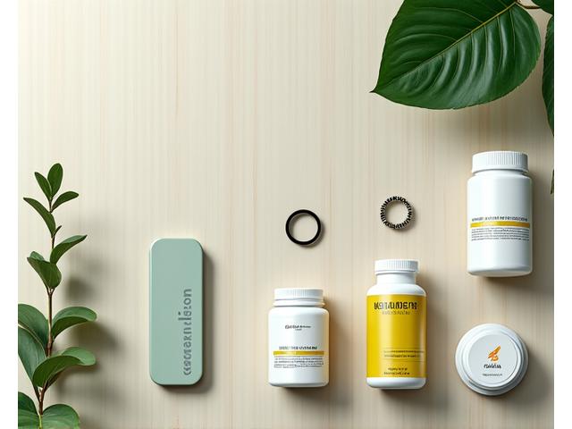 Dispositivi tecnologici wearable e integratori su un tavolo, che rappresentano il biohacking.